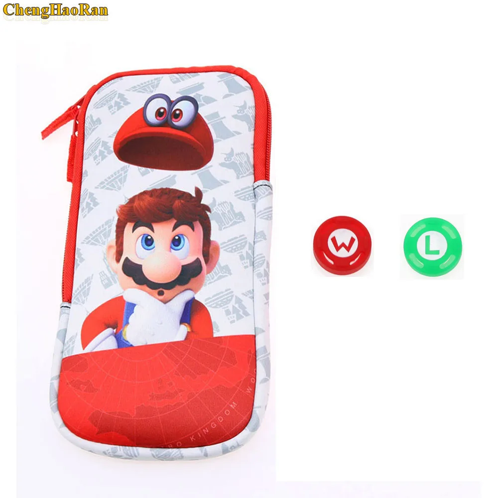 

ChengHaoRan 1set Super Marios soft bag fashion pouch collection storage bag for PSP/PSV/N DSL/3DS/Switch mini Switch Lite