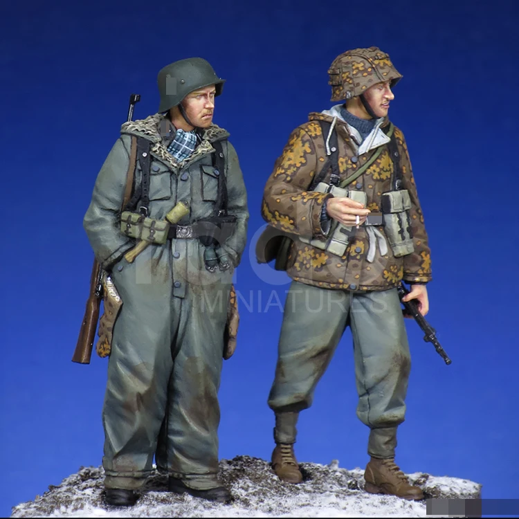 Figurine Soldat Allemand 1/35 En Résine à Monter Et Peindre - Modélisme Militaire