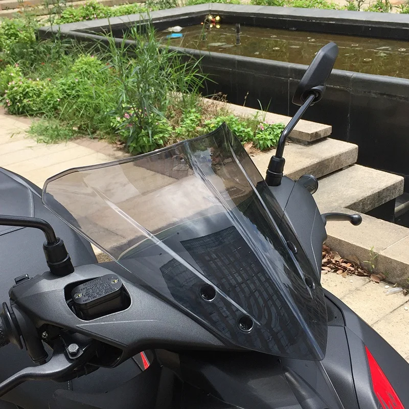 Для Yamaha Aerox Nvx155 мотоциклетные акриловые переднее лобовое стекло ветровое стекло дефлекторы модифицированные аксессуары копченые