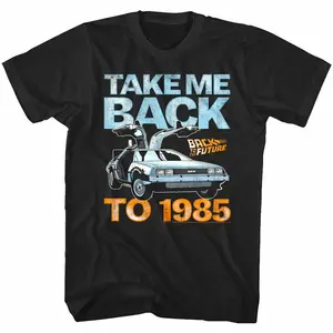 Official Back To The Future Take Me Back To 1985 Men'S T Shirt Dmc Delorean