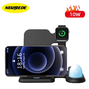 

Neubiede Qi Wireless Charger Dock Station 4 in 1 wireless chargers phone carregadores sem fio cargador inalambrico