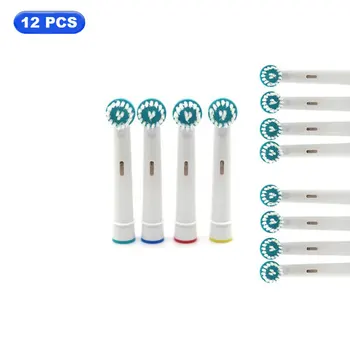 

12 pcs Electric Tooth Brush Heads Replacement For Braun Oral B Soft Bristle Vitality Dual Clean Professional Care SmartSeries