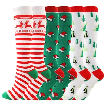 

Christmas Socks Women &Men Cotton Sock for Athletic Running Pregnancy Health Socks Outdoor Sports Racing Cycling Sock