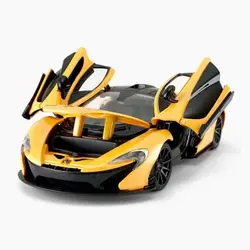 1:24 сплав модели автомобиля MCLAREN P1 Открытый-topped автомобиль спортивный автомобиль для взрослых коллекция металлических автомобилей с 3 литая