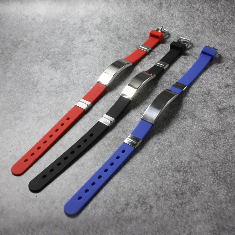 Корейский силиконовый регулируемый браслет без рисунка для женщин девочек