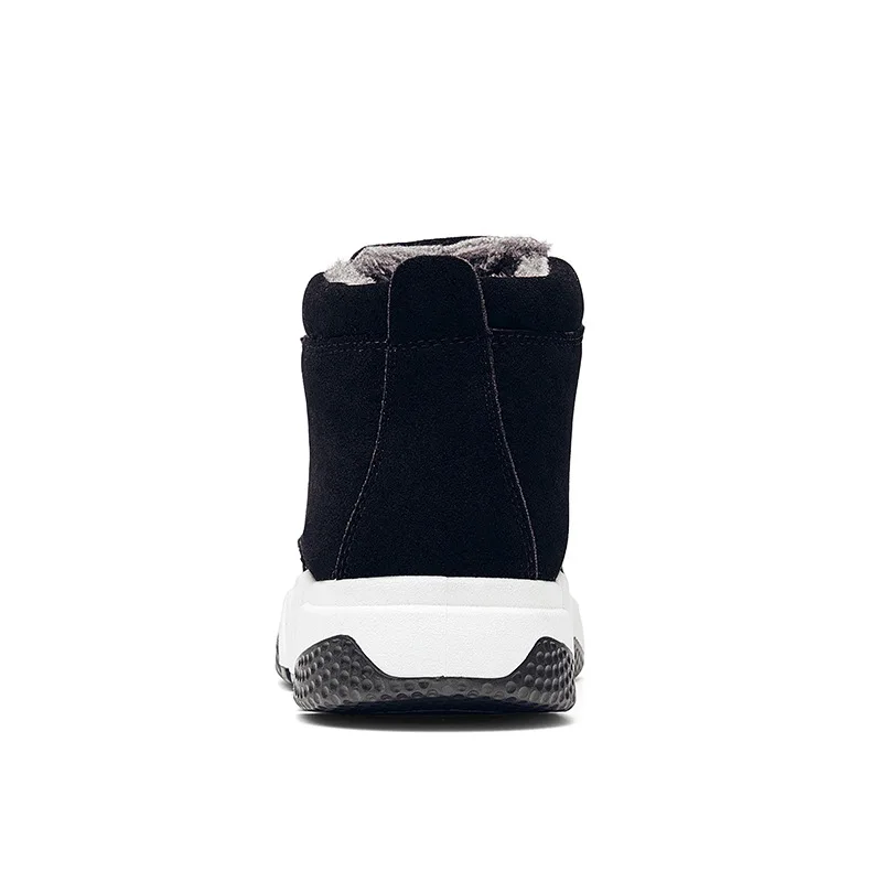 

Autumn plus Velvet Warm High Shoes Men Korean-style Trend Extra High Shoes High State Casual Cotton-padded Shoes Black And White