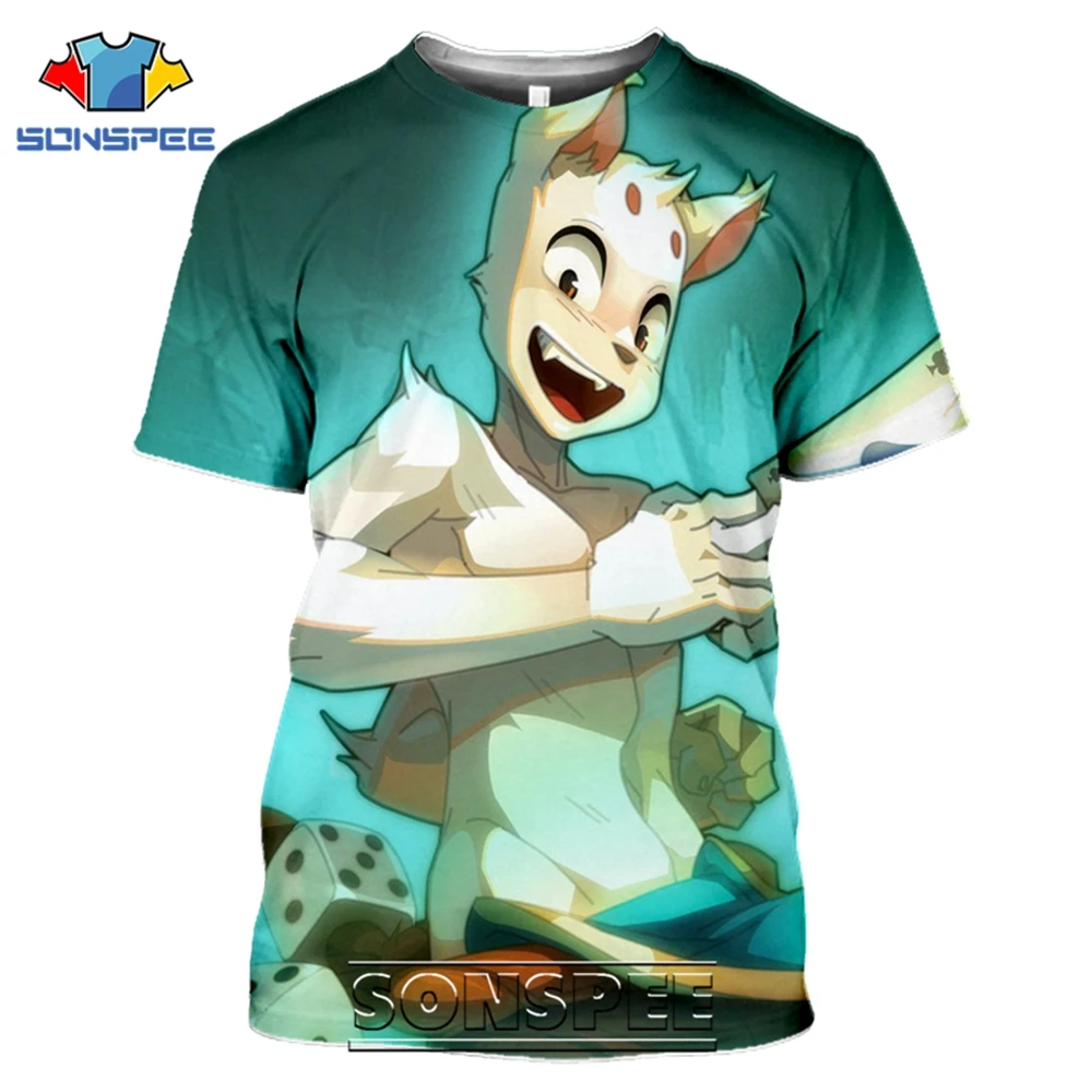 SONSPEE T-shirts Dofus 3D Print Men Women Casual Fashion Hip Hop Game Short Sleeve Streetwear Cartoon Movie Tees Tops Shirt (9)