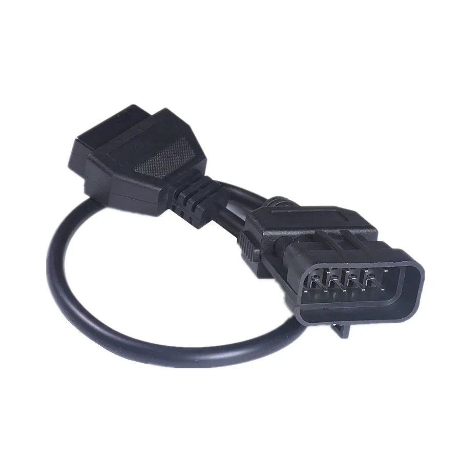 Высококачественный кабель конвертер OBD OBD2 OBDII 10 16 контактов|opel pin|obd2 obdiiobd2 obd |