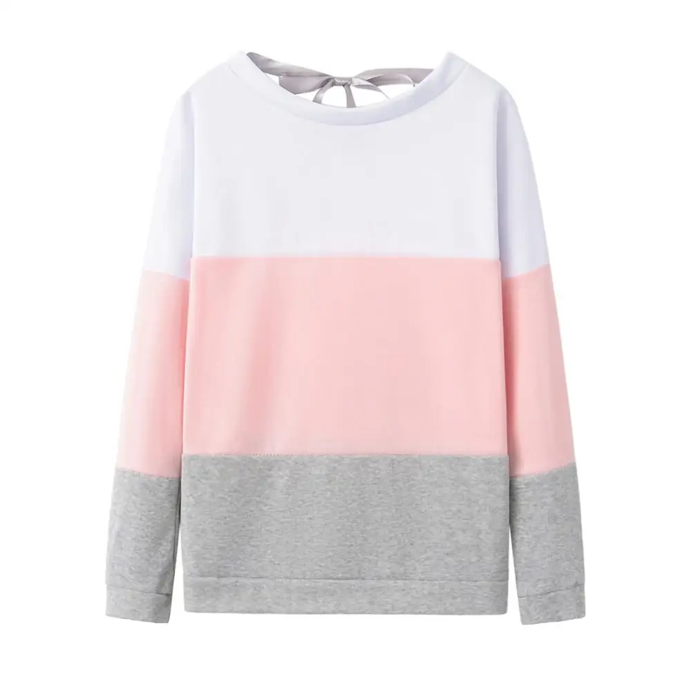 

Women Hoodies Sweatshirt Happy Smiling Face Print Women Patchwork Hoodies Long Sleeve Hooded Pullover Jumper Sweatshirts