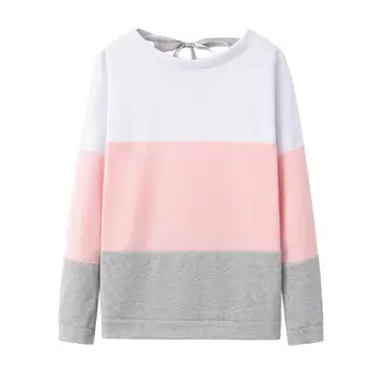 

Women Hoodies Sweatshirt Happy Smiling Face Print Women Patchwork Hoodies Long Sleeve Hooded Pullover Jumper Sweatshirts