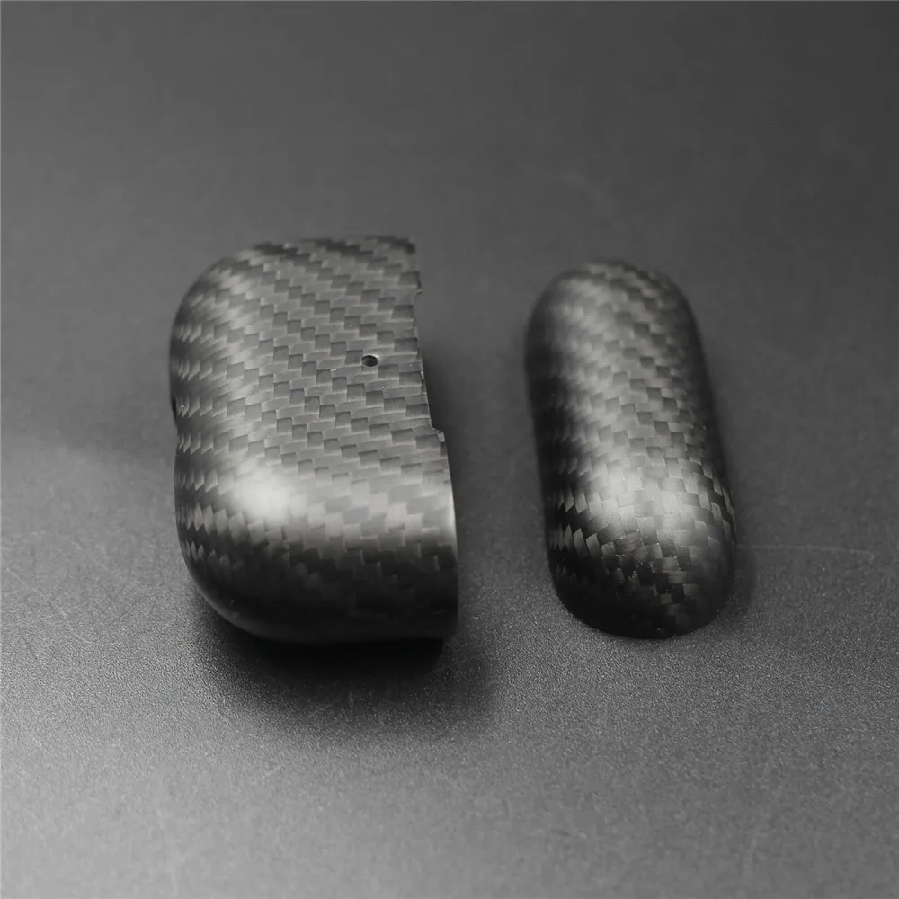 Real Carbon Fiber Case For AirPods 2 for AirPods Pro Wireless Earphone Charging Case Carbon Fiber LED Cover Accessories