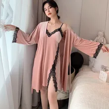 MECHCITIZ сексуальный женский халат, комплект нижнего белья, Осень-зима, бархатные пижамы, кружевное ночное белье, халат, домашняя одежда, пижама для сна