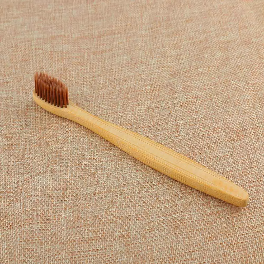 

2PCS Environmental Bamboo Charcoal Health Toothbrush For Oral Care Teeth Cleaning Eco Medium Soft Bristle Brushes