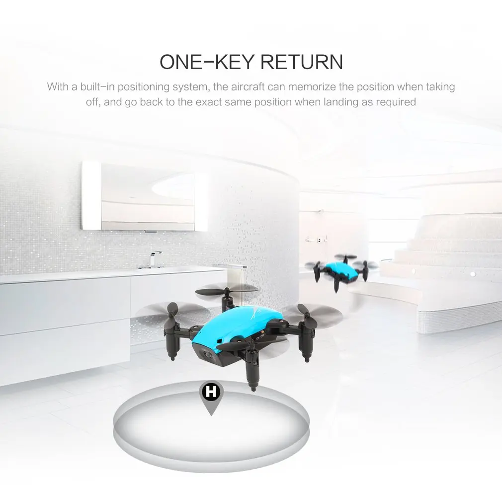 Foldable Mini RC Drone S9 No Camera Drones Headless H/L Speed Switch Dron with Light Altitude Hold Remote Control Quadcopter Toy