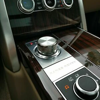 

For Range Rover Knob Cover Decor Easy Installtion Car Aluminum Alloy Rotary Chrome