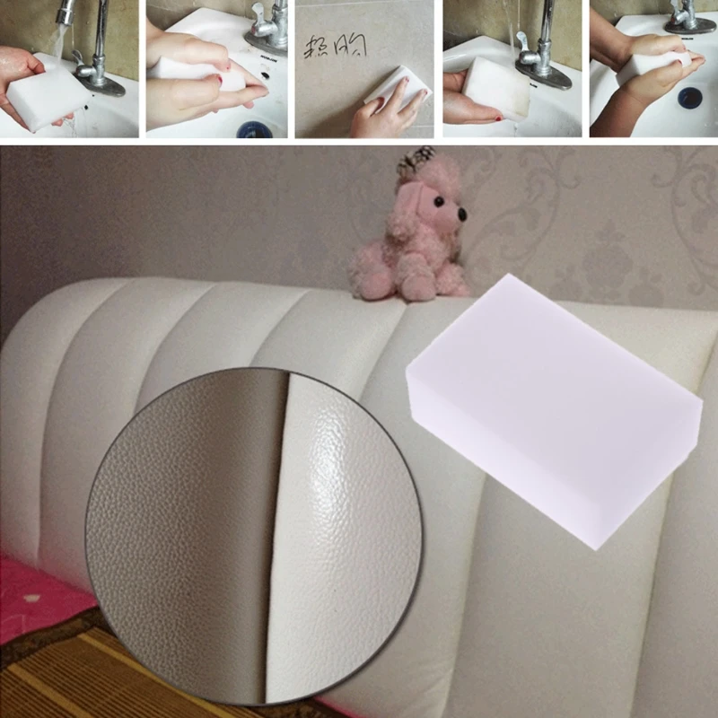 Tampone Detergente Per Pulizia Domestica Multifunzionale In Gomma Espansa Magica In Schiuma Melaminica Novità