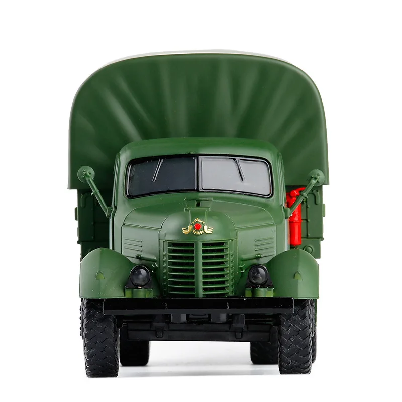 

1/32 Military Model CA10 Military Lei Feng Transportation Liberation Truck Fully Alloy Sound And Light Furnishings Model Toy Car