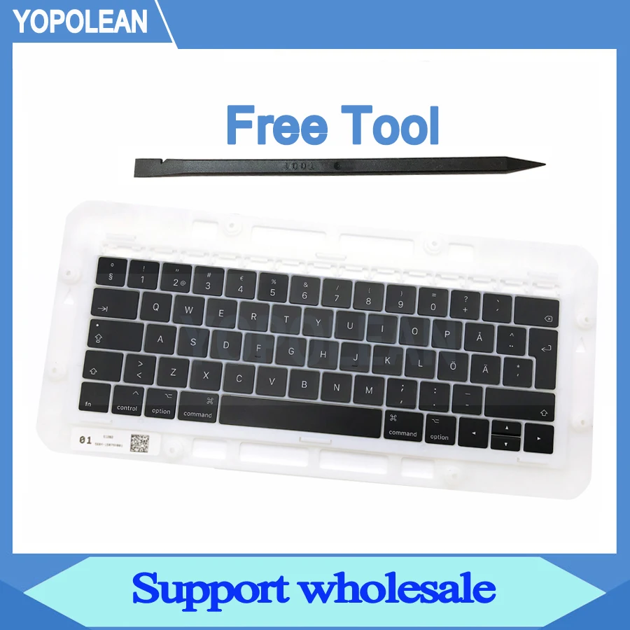 Новые шведские колпачки клавиш клавиатуры для Macbook Pro Retina 13 &quot15&quot A1706 A1707 2016