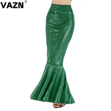 VAZN, новая мода, распродажа, одноцветные юные юбки для ночного клуба, длинные юбки, сексуальные женские юбки, юбки для улицы русалки