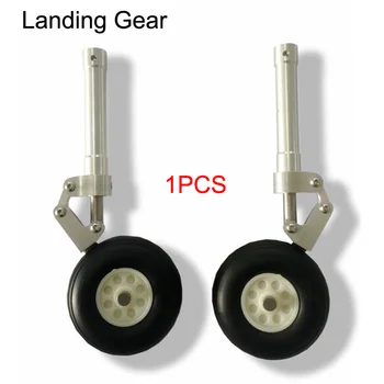 

1PC Single Side Aluminum Alloy Retractable Shock Absorption Landing Gear With Wheels For Fighter RC Drone Airplane Spare Parts