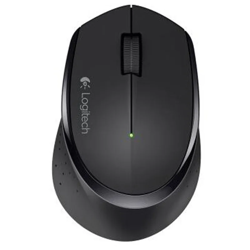 Logitech M275 2.4G Wireless Mouse Gaming Laptop PC Original Optical Tracking Gamer Mice Computer Games Mause Ergonomic Receiver - Цвет: Черный