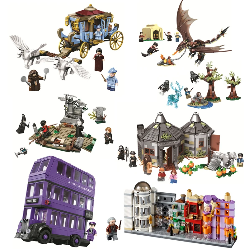 

Harri Magic Worlds Hogwartinglys Clock Tower Great Hall lepining Harri 75945 75946 75957 75958 75965 Building Block Bricks Toy