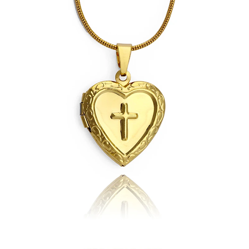 Heart Pendant With Cross Online, 50 