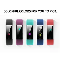 For Fitbit LCD Smartband Watch Fitness Tracke Heart Rate Blood Pressure Smart Bracelet Bluetooth-Compatible Waterproof Wristband 1