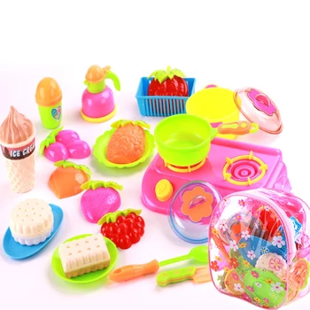 

22 Pcs Kids Girls Simulation Kitchen Toy Set Kids Pretend Cook Play Toy Simulation Kitchen Utensils Toys Set Children gift