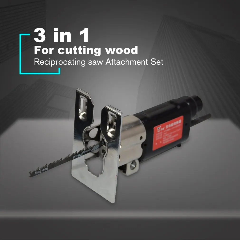 

Multifunctional Cordless Reciprocating Saw Attachment Wood Metal File Cutting Tool Electric Drill Jig Power Tool Accessories