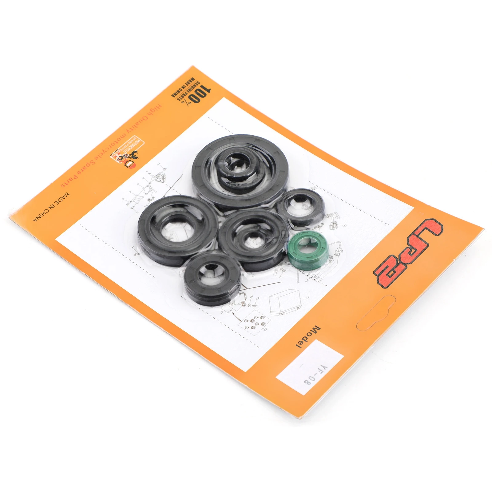 Areyourshop 10pcs for Honda CR125R CR125 CR 125 125R 1987-2003 2000 2001 2002 Complete Engine Oil Seal Kit