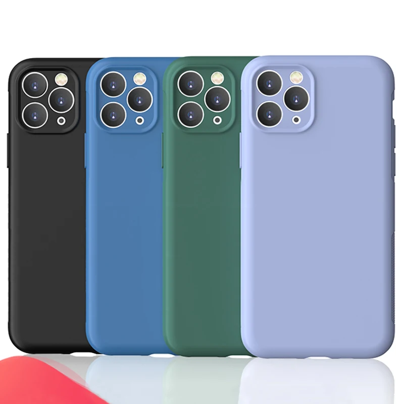 Жидкий силиконовый чехол для Iphone 11 Pro Max 11Pro XS XR X 8 7 6 6S 7Plus мягкий задняя крышка iPhone6