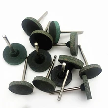 

5Pcs 3mm Shank Sesame Rubber Grinding Heads Polishing Burr Point Jade Stone Polish Wheel Dia 20/25mm For Dremel Rotary Tools