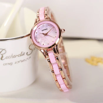

NO. 2Kimio Brand Luxury Women's Wrist Watch Rhinestone Crystal Fashion Ladies Analog Quartz-watch Montre Femme Clock Female