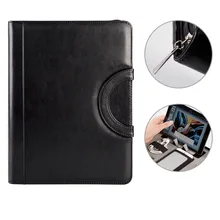 А4 шкаф для документов ПУ папка для документов сумка кольца менеджер Padfolio Бизнес Офис Органайзер на молнии руководителя Держатель