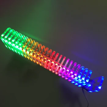 

Music Audio Spectrum Analyzer Kit LED KS25 Sound Spectrum VU Meter Tower For DIY Audio System Vacuum Tube Amplifier For Children