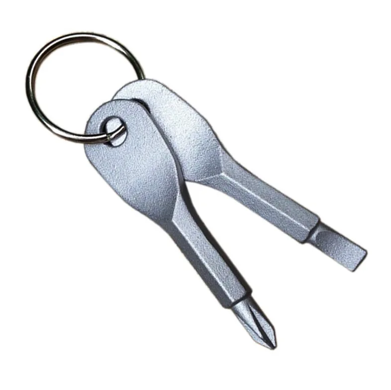 

Outdoor EDC Portable Multifunctional Tool A- line Screwdriver Phillips Screwdriver with Key Ring
