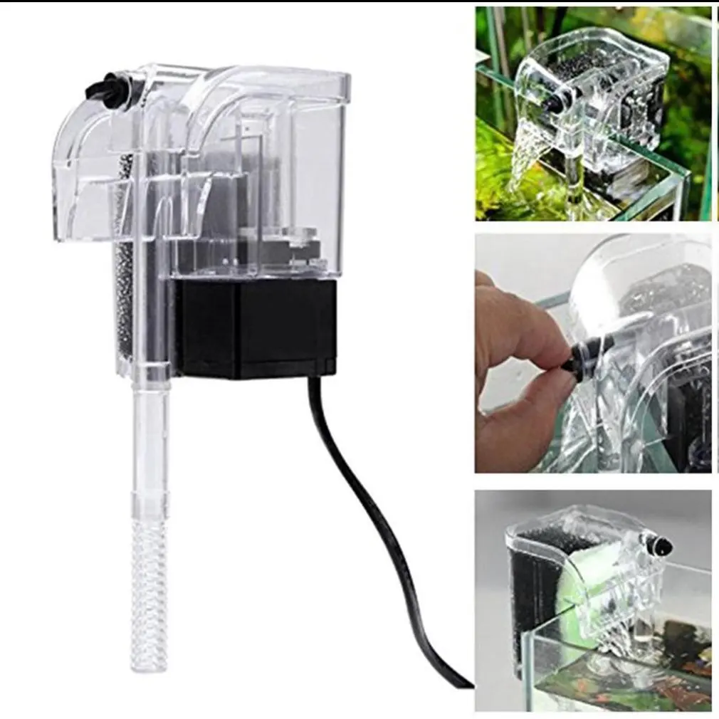 Filtro de Energia Traseira para Desktop e Betta Bomba de Oxigênio Desempenho Pendurar-no Aquários Bomba Submersível 5 Cheap Kits autom. res.