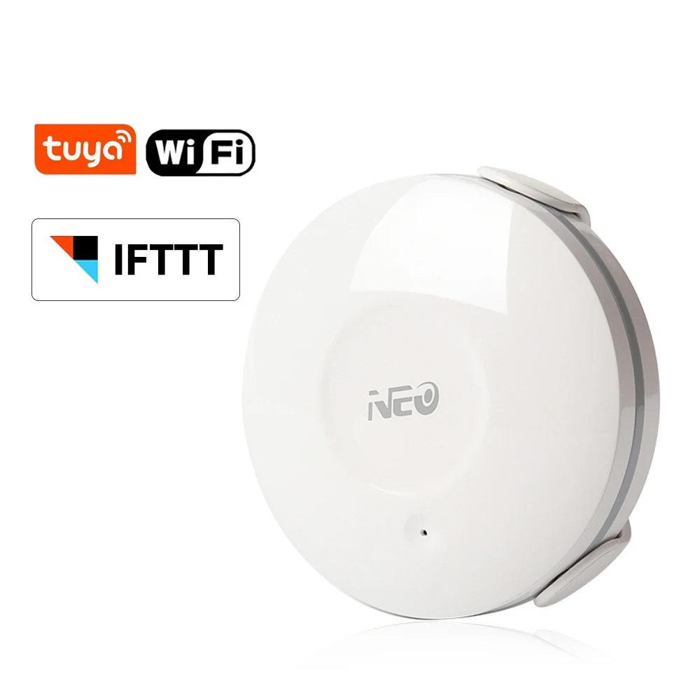 

Tuya Smart Life WiFi Water Flood Sensor Water Leakage Detector Alarm Compatible IFTTT