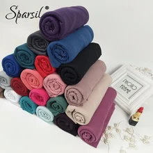 Sparsil, женская, унисекс, хлопковая повязка на голову, модная, однотонная, мусульманский, морщинка, хиджаб, исламский арабский платок, женские шали и Косынка Sparsil, женская, унисекс, хлопковая повязка на голову, модная, однотонная, мусульманский, морщинка, хиджаб, исламский арабский платок, женские шали и Косынка