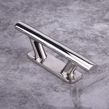 

8 Inch 316 Stainless Steel Boat Mooring Dock Deck Rope Cleats For Boat Dock Cleats Marine Yacht Boat Mooring Cleat