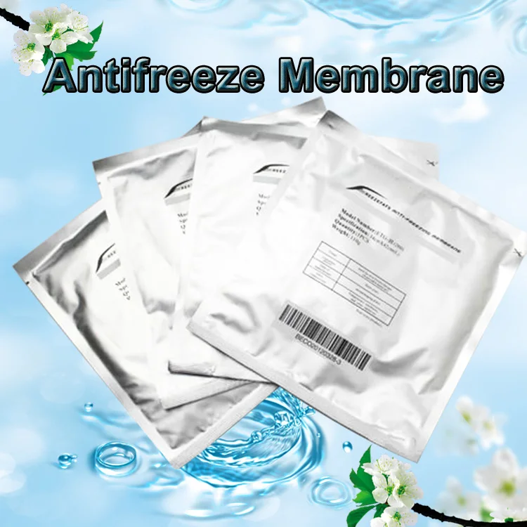 100pcs mascara filme membrana anticongelante anti gordura terapia de resfriamento bloco de papel para a maquina