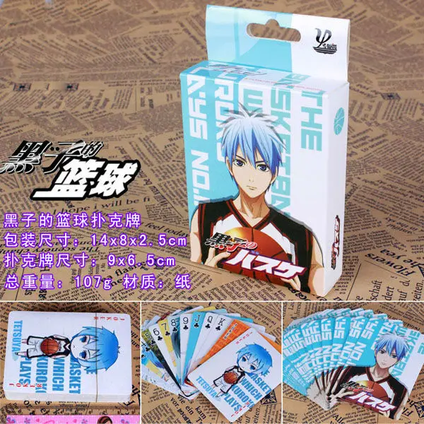Аниме Kuroko's баскетбольный покер персонаж игра коллекция карточка игрушка