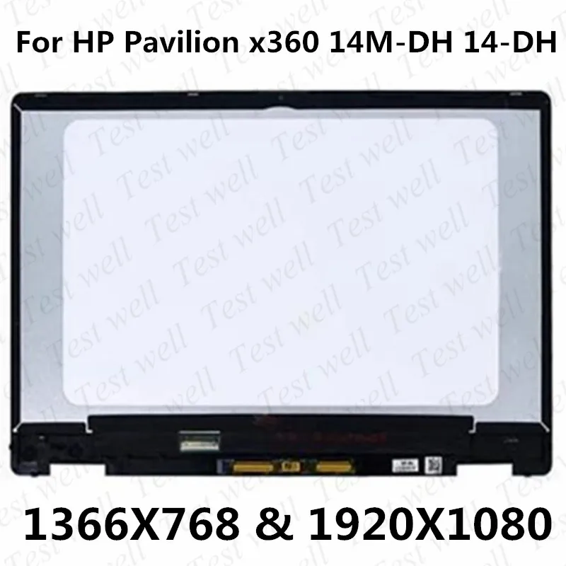 

Original For HP Pavilion x360 14-DH 14M-DH0003DX 14-DH0008CA 14.0"FHD LCD Display Touch Screen Assembly +Digitizer Control Board