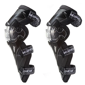 

Motorcycle Knee Pads Windproof Anti-Fall Off-Road Racing Knee Protector Riding Equipment - Black