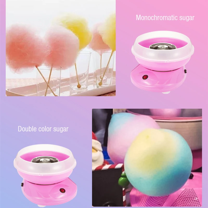 Электрическая машина для изготовления сладких хлопковых конфет DIY Мини