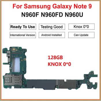 

For Samsung Galaxy Note 9 N960FD N960U N960F Motherboard 128GB Original Unlocked Clean IMEI Android OS Logic Board