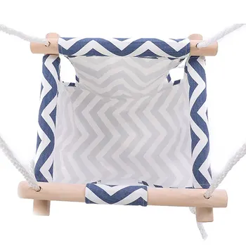 

Cotton Baby Swing Chair Hanging Wood Children Kindergarten Toy Outside Indoor Beach Basket Swinging Chair Baby Toy