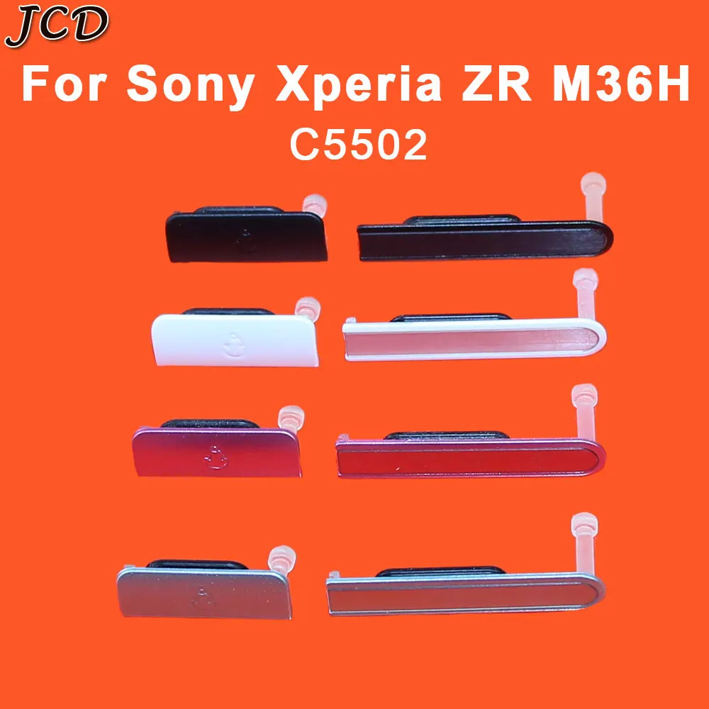 JCD, новинка, Пылезащитная заглушка для Micro SD карты+ колпачки для слота для sim-карты+ usb-крышка для зарядки для sony Xperia ZR M36h C5502