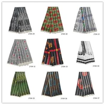 

Newest Pure Ribbon fabric 5 yards dubai lace african silk chiffon fabric african fabric african Ribbon fabric for patchwork 2104
